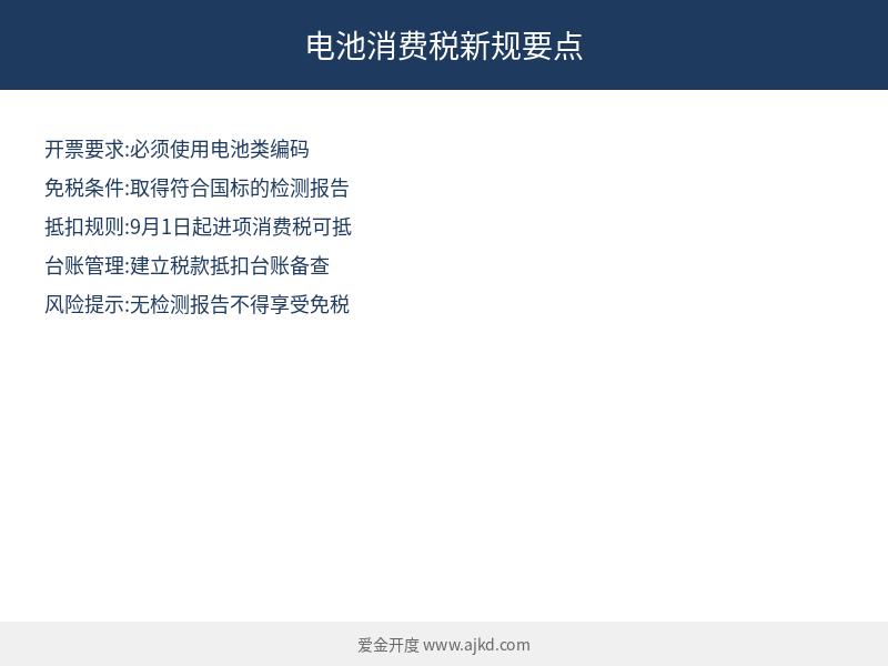 电池消费税征收流程图
