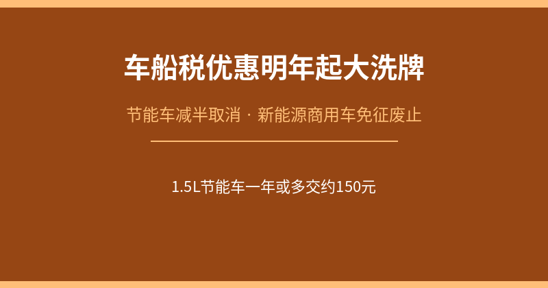 车船税优惠调整封面
